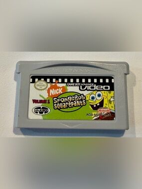 GBA Video SpongeBob SquarePants Volume 2 and Odd Parents volume 1